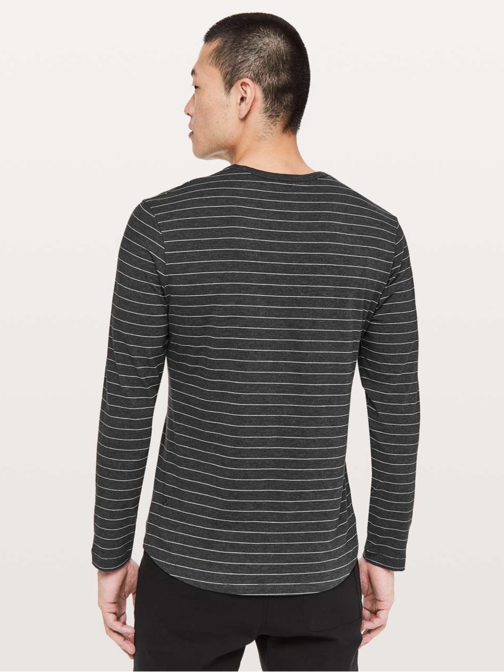 Lululemon 5 Year Basic Long Sleeve
Short Serve Stripe Heathered Black Moon Shine - Picture 3 of 10
